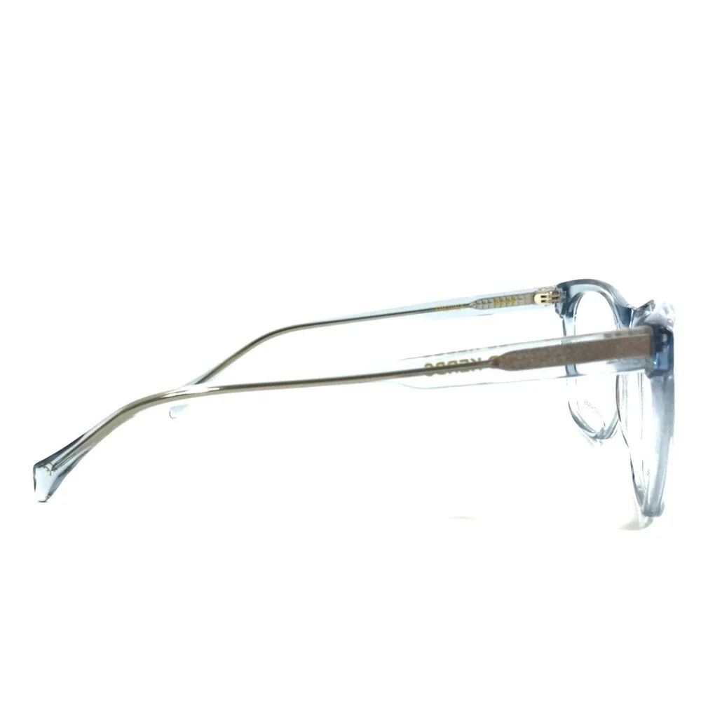 Alfred Kerbs Eyeglasses Frames TROPEA BL Clear Transparent Blue Gold 52-18-135